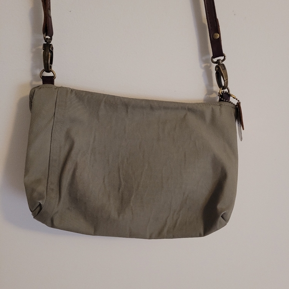 R.Riveter Shoulder Purse Canvas Leather - Picture 12 of 16